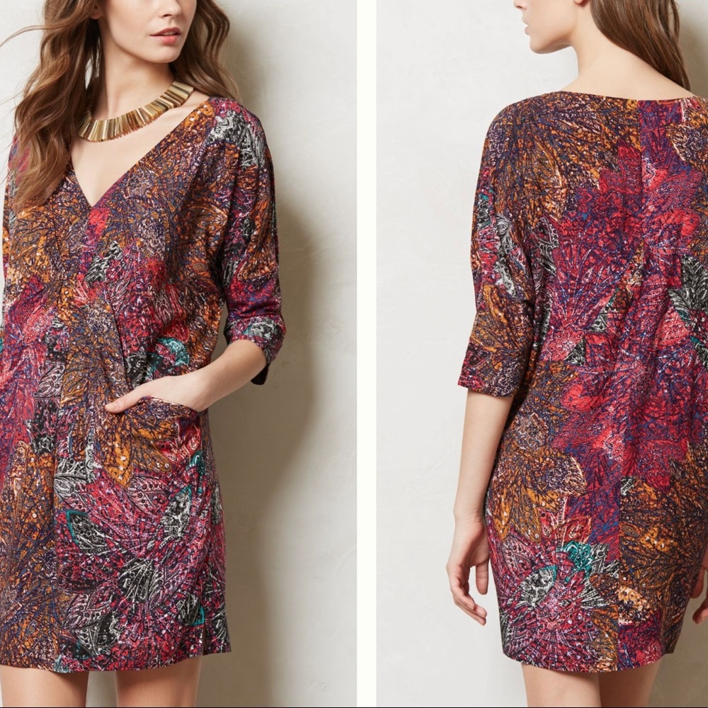 Anthropologie Edme & Esyllte Chromatique Dress
